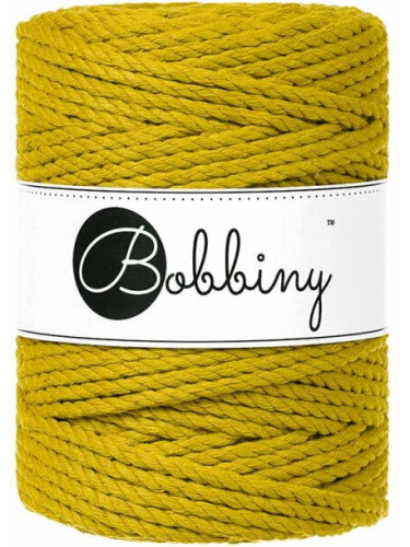 Bobbiny 3PLY Macrame Rope 5 mm 100 m Spicy Yellow юта