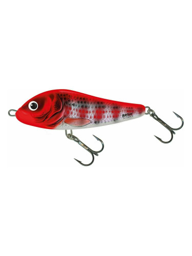 Salmo Rattlin' Slider Sinking Holo Red Head Striper 11 cm Воблер