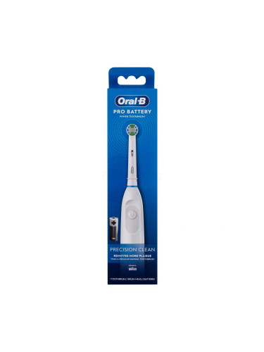 Oral-B Precision Clean Pro Battery White Четка за зъби с вибрираща глава 1 бр