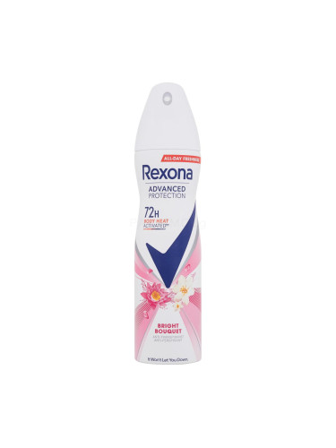 Rexona Advanced Protection Bright Bouquet 72H Антиперспирант за жени 150 ml