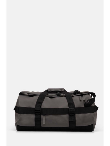 Чанта Rains Texel Duffel Bag W3 в сиво 13490-13