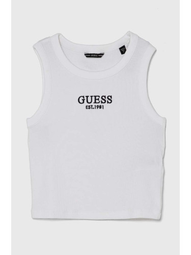 Детски топ Guess в бяло J4YI16 KBZP4