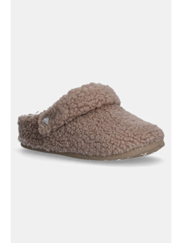 Детски пантофи Crocs CLASSIC COZZZY SLIPPER в зелено 210856