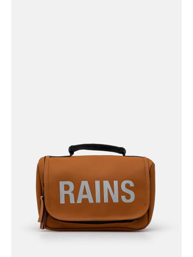 Козметична чанта Rains Texel Wash Bag W3 в кафяво 16310-63