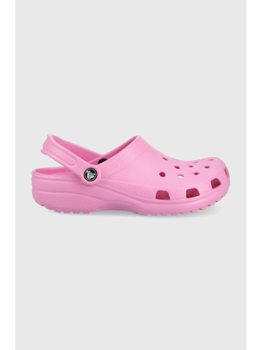 Чехли Crocs в розово