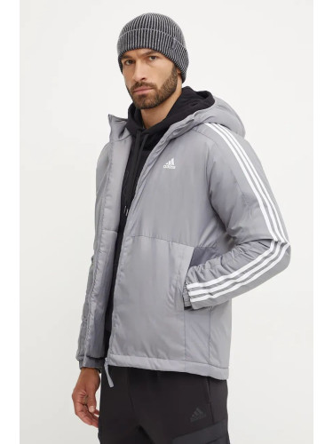 Яке adidas Essentials в сиво преходен модел IX8897