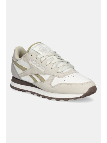 Кожени маратонки Reebok Classic Classic Leather в сиво 100201186