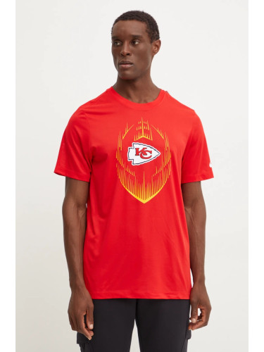 Тениска Nike Kansas City Chiefs в червено с принт NKGK-65N-7G-JKV