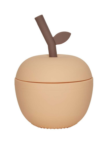 Чаша с капак OYOY Apple Cup 250 ml