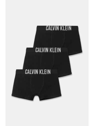 Детски боксерки Calvin Klein Underwear (3 чифта) в черно B70B700499