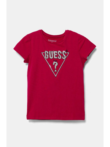 Детска тениска Guess в розово J4BI33 J1314