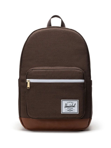 Раница Herschel Pop Quiz Backpack в кафяво голям размер с изчистен дизайн 11405-06499-OS