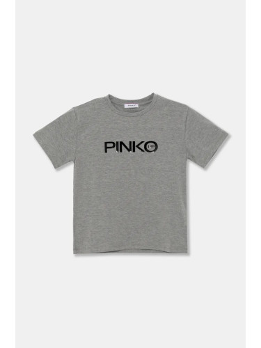 Детска тениска Pinko Up в сиво F4PIJGTH092