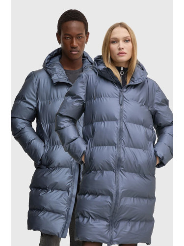 Яке Rains Alta Longer Puffer Jacket W3T4 в синьо зимен модел 15130-36