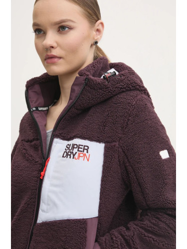 Яке Superdry в лилаво преходен модел W5011820A-C4J