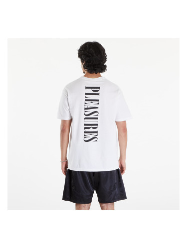 Тениска PLEASURES Vertical T-Shirt White S