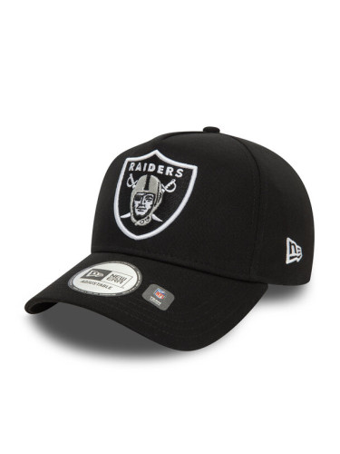 New Era Шапка с козирка Las Vegas Raiders Aframe Patch 60580702 Черен