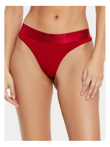 Calvin Klein Underwear Бикини тип прашка Thong 000QF7997E Бордо