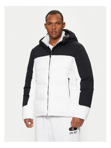 Champion Зимно яке 220345 Бял Regular Fit