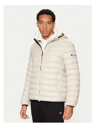 Champion Зимно яке 220340 Екрю Regular Fit