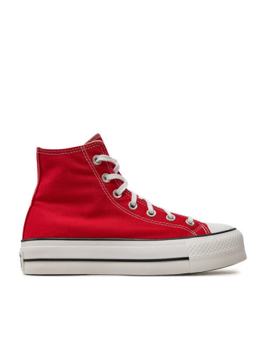 Converse Кецове Chuck Taylor All Star Lift Platform Canvas A09220C Червен