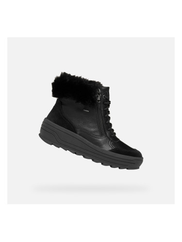 Black women's ankle boots Geox Milleiny Abx - Women's