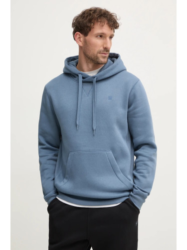 Суичър G-Star x Sofi Tukker в синьо с качулка с изчистен дизайн