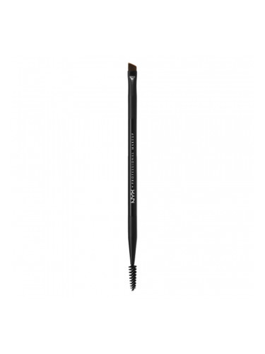 NYX Professional Makeup четка за вежди - Pro Dual Brow Brush (PROB18)