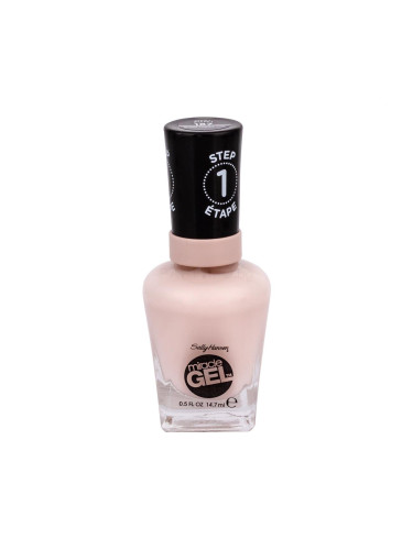 Sally Hansen Miracle Gel Лак за нокти за жени 14,7 ml Нюанс 187 Sheer Happiness