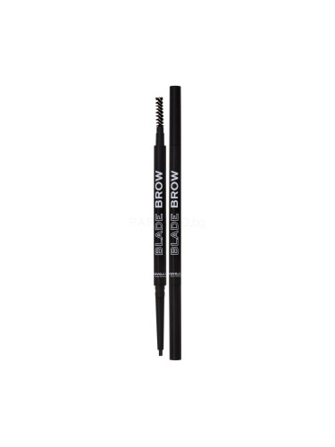 Revolution Relove Blade Brow Молив за вежди за жени 0,1 g Нюанс Granite увредена кутия