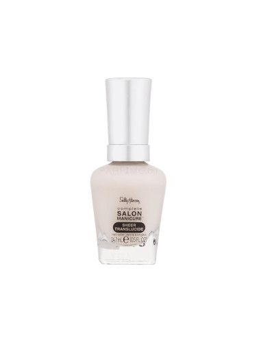 Sally Hansen Complete Salon Manicure Sheer Translucide Лак за нокти за жени 14,7 ml Нюанс 161 Shell We Dance?