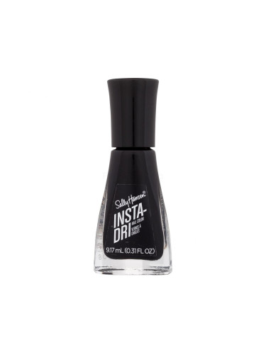 Sally Hansen Insta-Dri Лак за нокти за жени 9,17 ml Нюанс 573 Black To Black