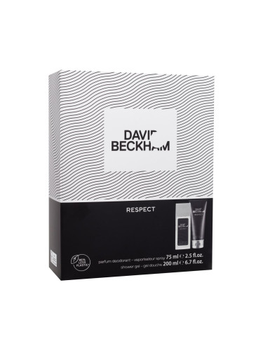 David Beckham Respect Подаръчен комплект дезодорант 75 ml + душ гел 200 ml увредена кутия