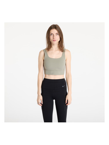 Сутиени Nike Zenvy Women's Medium-Support Padded Longline Sports Bra Light Army/ White XS