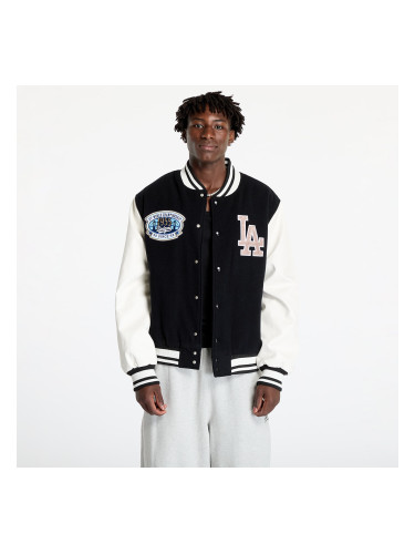 Бомбер New Era Los Angeles Dodgers MLB Patch Varsity Jacket UNISEX Black/ White L