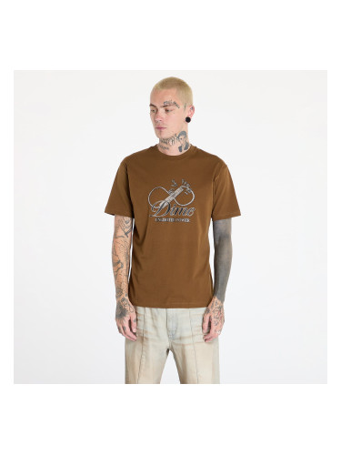 Тениска DIME Cursive Power T-Shirt UNISEX Dark Brown L