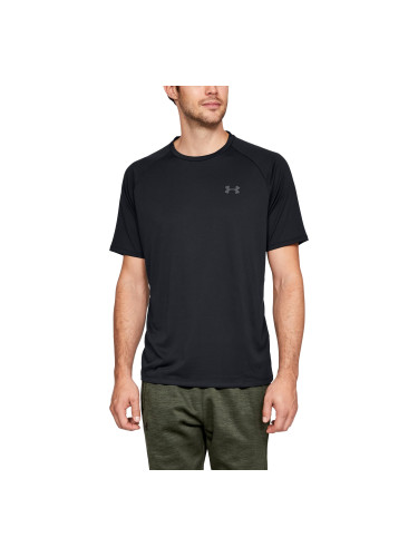 Тениска Under Armour Tech 2.0 SS Tee Black/ Graphite XS