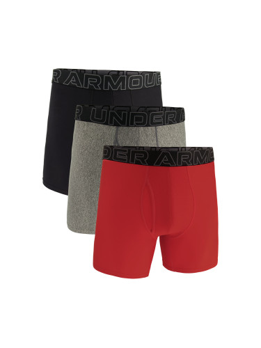 Боксерки Under Armour M Perf Tech 6in 3-Pack Red XXXXL