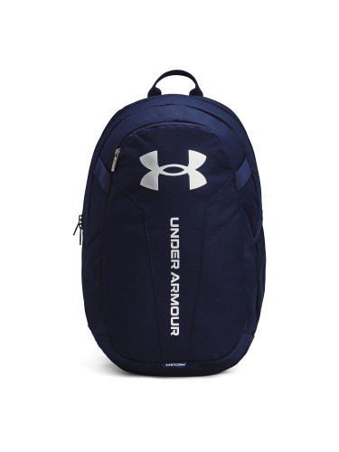 Раница Under Armour Hustle Lite Backpack Midnight Navy/ Midnight Navy/ Metallic Silver 24 l