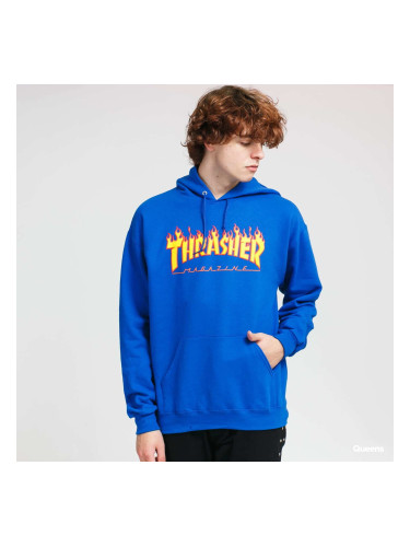 Суитшърт Thrasher Flame Logo Hoody Blue L