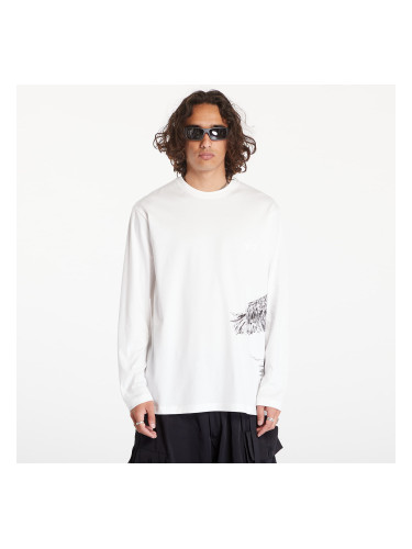 Тениска Y-3 Graphic Long Sleeve Tee UNISEX Core White L