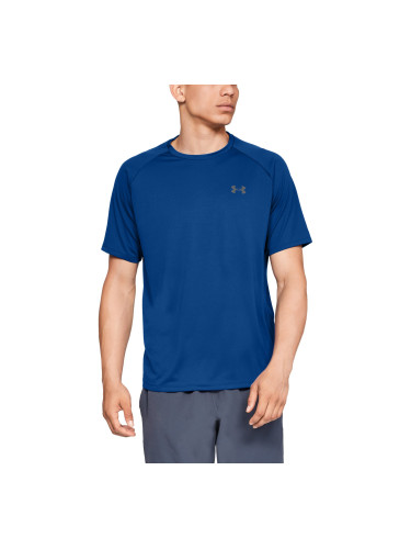 Тениска Under Armour Tech 2.0 SS Tee Royal/ Graphite L