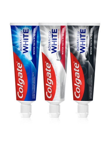 Colgate Advanced White Mix Trio избелваща паста за зъби