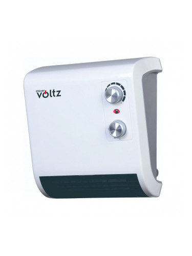 Вентилаторна печка за баня Oliver Voltz OV51970J, 2000W, 2 степени, IPх2, Термостат, Бял