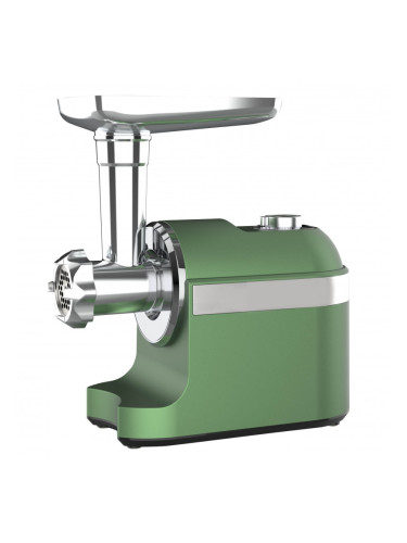 Месомелачка с приставка за домати Oliver Voltz OV51991F, 1800W, Аксесоар за колбаси, Зелен
