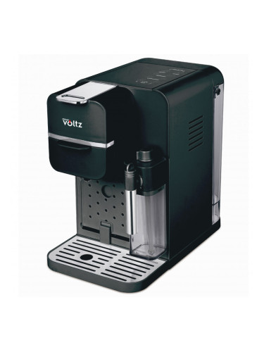 Еспресо машина за капсули и мляно кафе 8в1 Oliver Voltz OV51171I5, Система за мляко, 20 бара/1350W, Черен