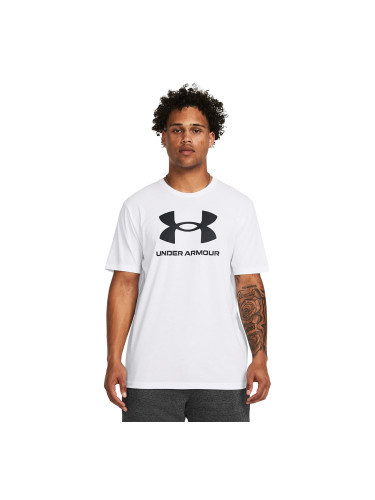 Тениска Under Armour Sportstyle Logo Update Ss White 100 L