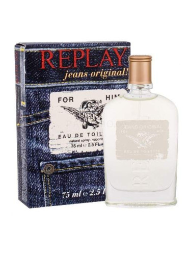 Replay Jeans Original! EDT Тоалетна вода за мъже 75 ml