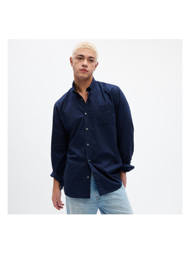 Риза GAP Standard Stretch Poplin Shirt Tapestry Navy S