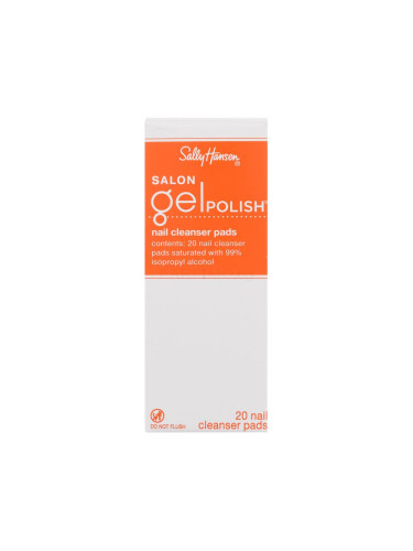 Sally Hansen Salon Gel Polish Nail Cleanser Pads Лакочистител за жени Комплект